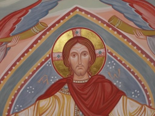 Christ en gloire (abside) détail